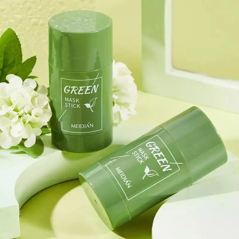 Máscara de Chá Verde Limpeza Facial Profunda e Remoção de Cravos + BRINDE Exclusivo