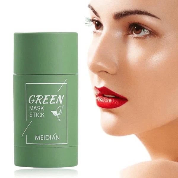 Máscara de Chá Verde Limpeza Facial Profunda e Remoção de Cravos + BRINDE Exclusivo