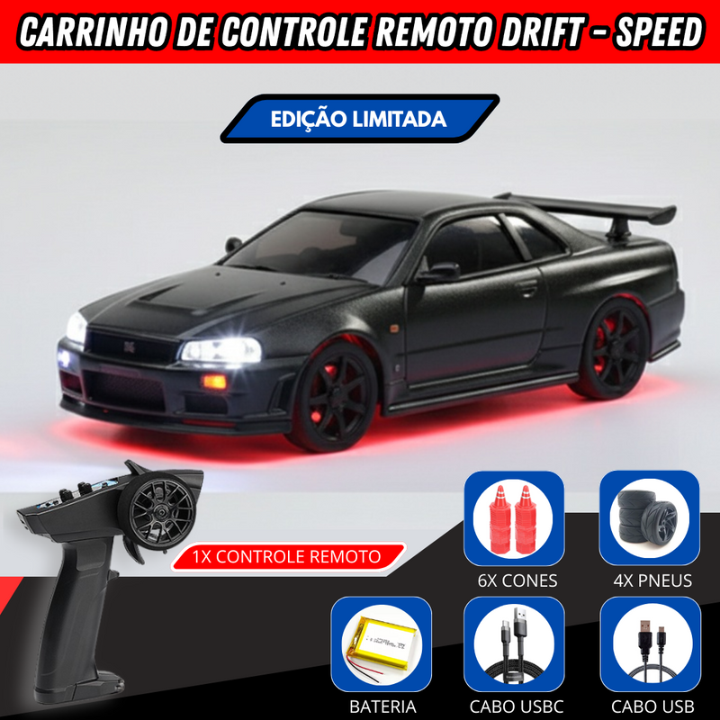 Carrinho de Controle Remoto Drift - Speed