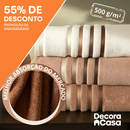 10 Peças Toalha Banho Gigante Fio Penteado Lumina KIT