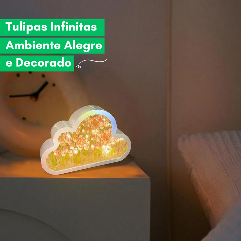 TulipCloud® - Nuvem de Tulipas Infinitas + BRINDE EXCLUSIVO (Umidificador de Ar Portátil)