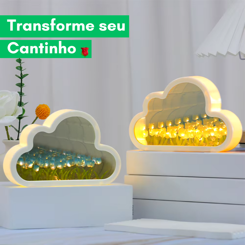 TulipCloud® - Nuvem de Tulipas Infinitas + BRINDE EXCLUSIVO (Umidificador de Ar Portátil)